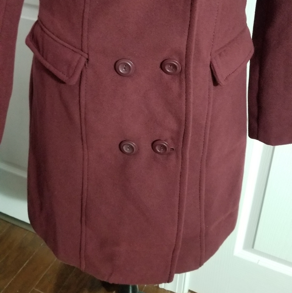 🌬 NEW Women's Classic Double Breasted Coat with Pockets - Picture 5 of 17